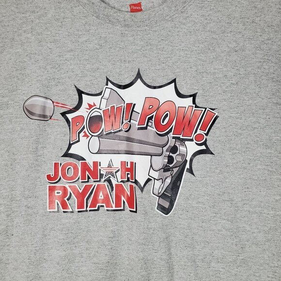 VEEP JONAH RYAN Shirt Mens SZ L Gray Vice President Timothy Simons HBO Pow Pow - Picture 3 of 8